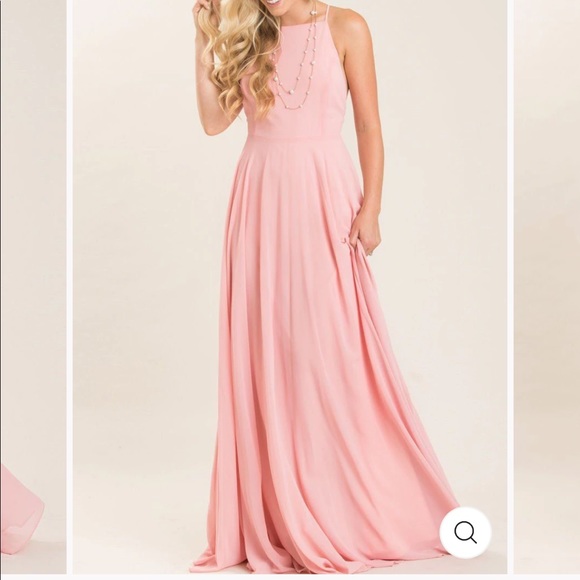 💅🏻NWT!💅🏻 “Emma Flowy Maxi Dress” in CORAL. Sz L. Wedding! Prom! Gala! - Picture 7 of 13